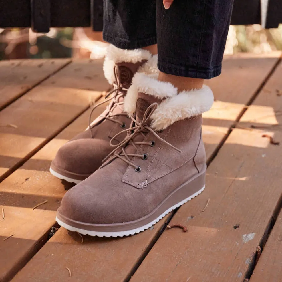 LâMO Women's Lace-up Suede Demi Boot sold by Mykos product image thumbnail 2