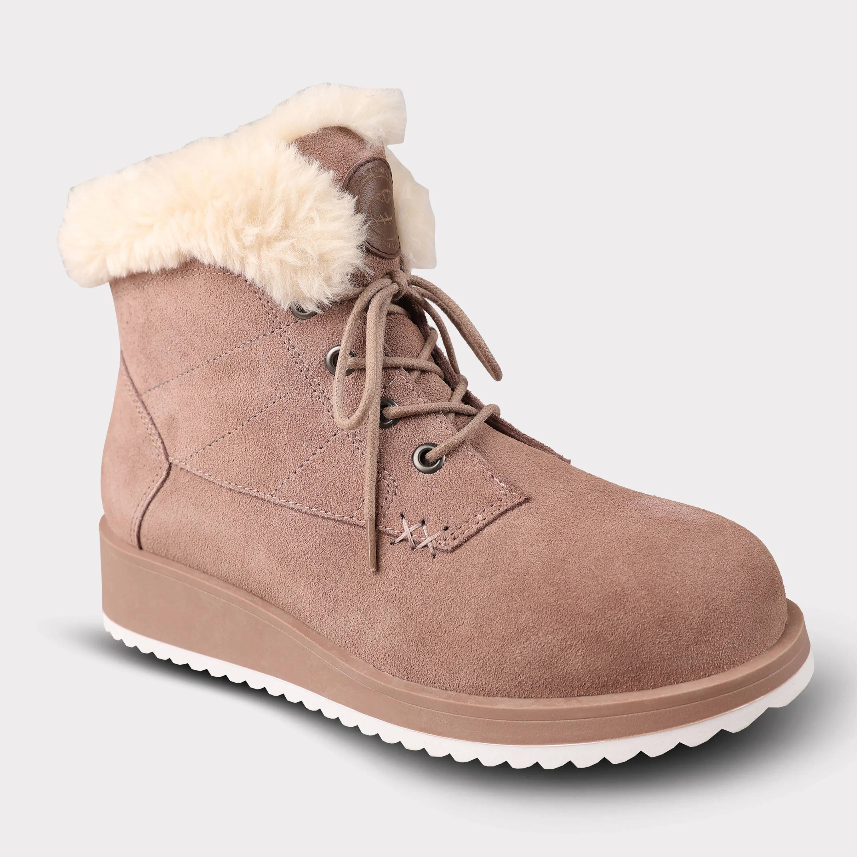 LâMO Women's Lace-up Suede Demi Boot sold by Mykos product image thumbnail 4