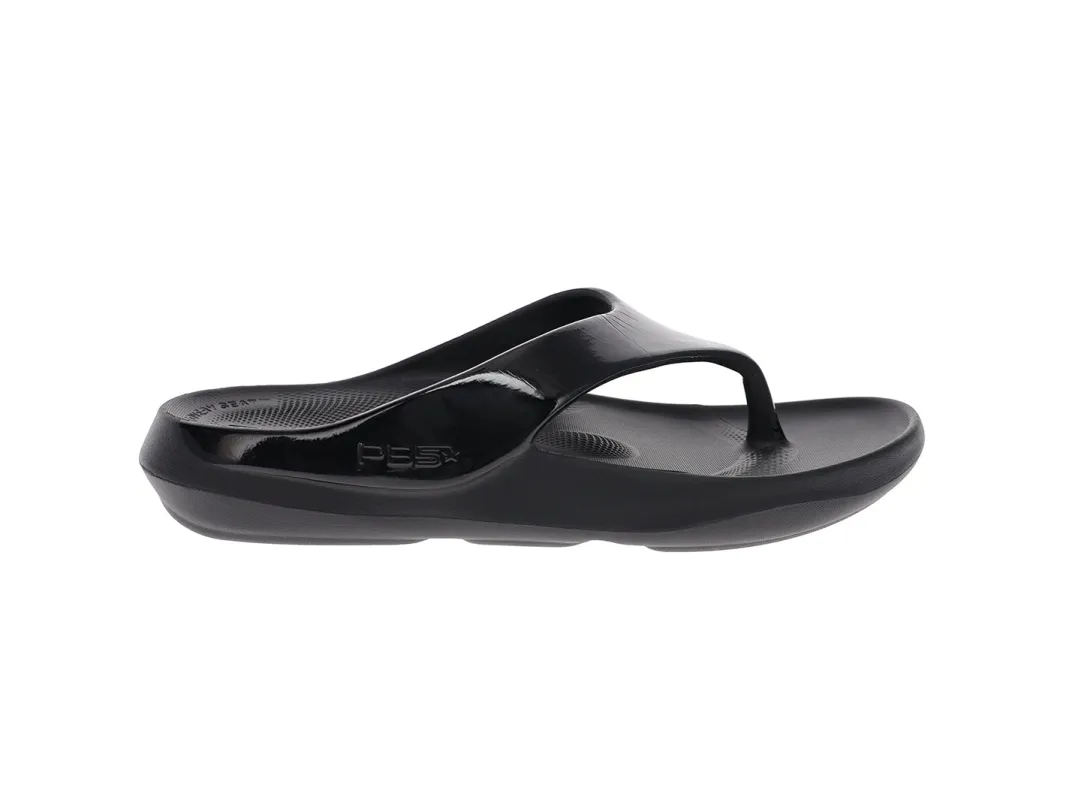 Women's Recovery Flip Flop, PB5 Après Sport | Black made by PB5star