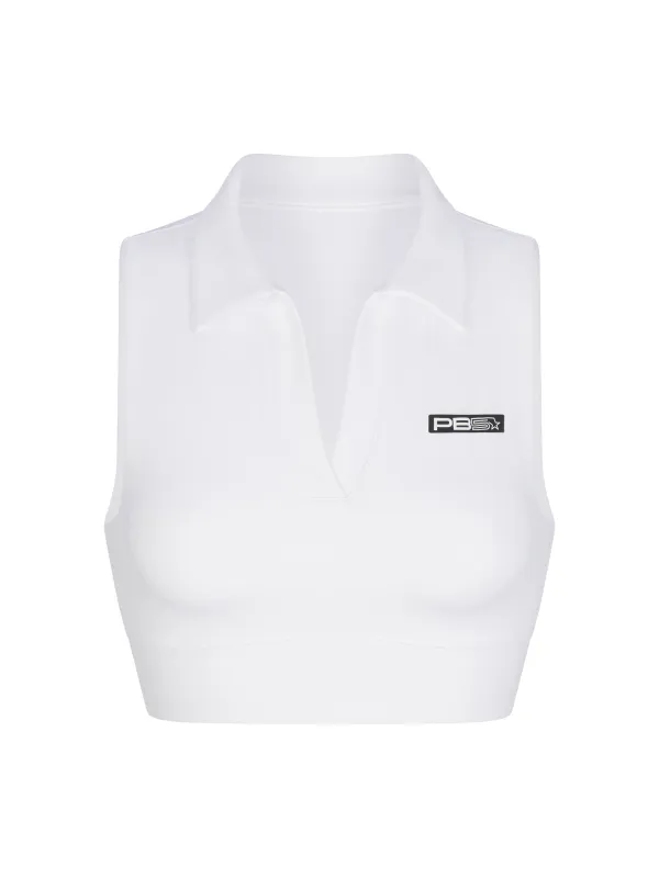 Cropped Collar Sports Bra sold by PB5star