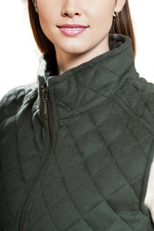 Luxury Quilted Alpaca Vest sold by Purely Alpaca