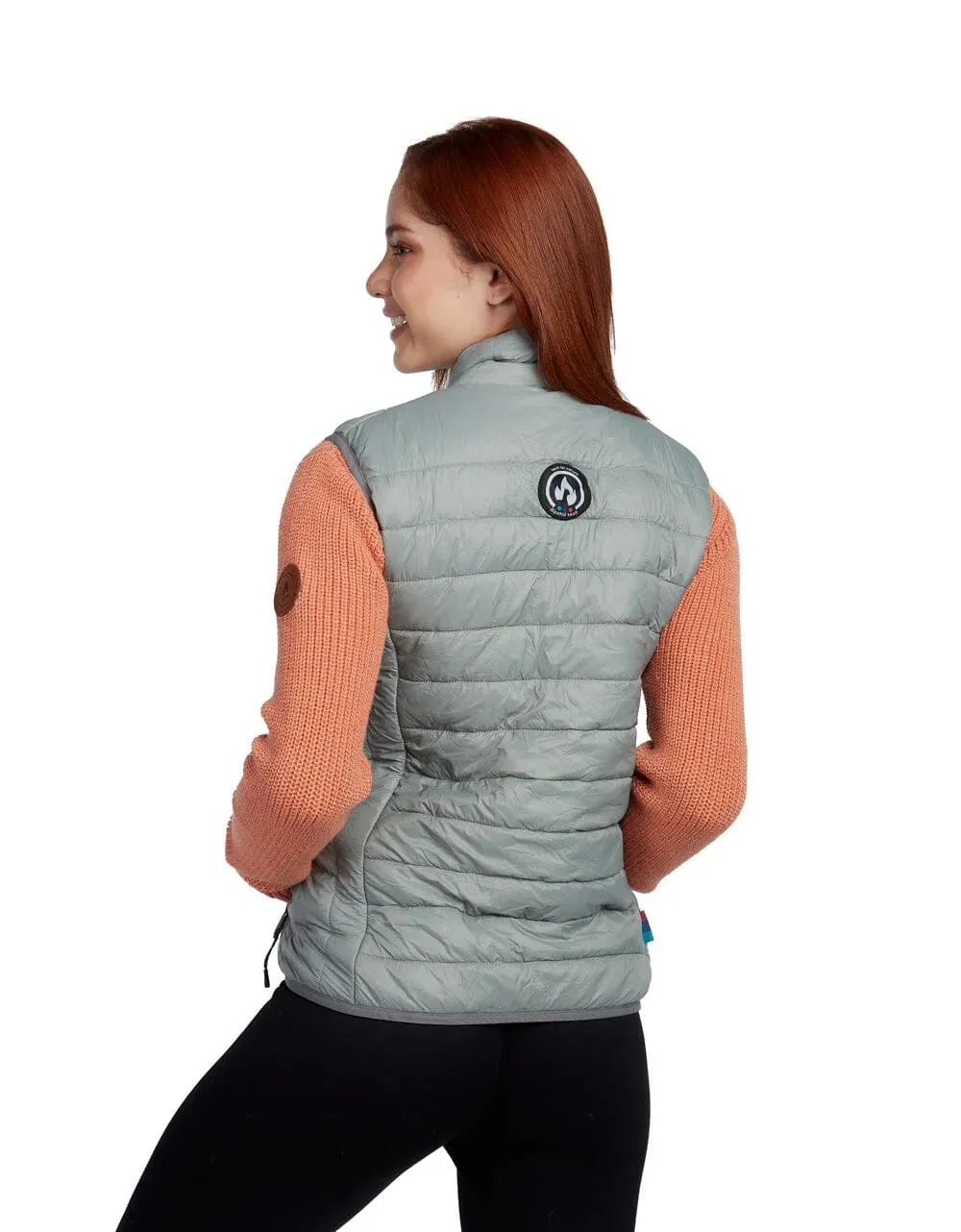 Women's Alpafill Puffer Alpaca Vest sold by Purely Alpaca product image thumbnail 2