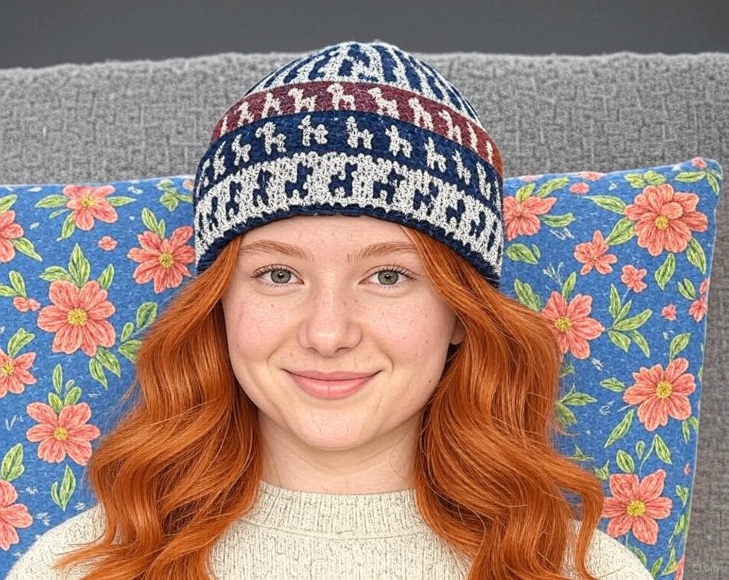 Alpacas on Alpaca Hat sold by Purely Alpaca product image thumbnail 2