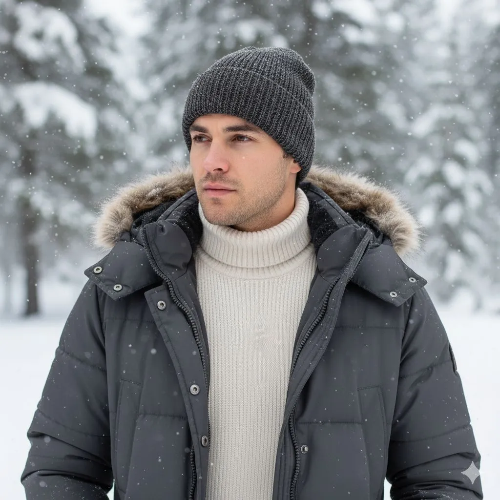 Cardigan Knit Beanie sold by Purely Alpaca product image thumbnail 2