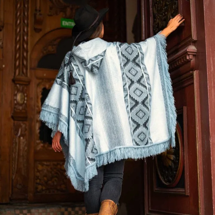 Andean Sky Alpaca Poncho sold by Purely Alpaca product image thumbnail 3