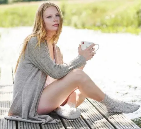 Brisa Alpaca Open Cardigan sold by Purely Alpaca product image thumbnail 2