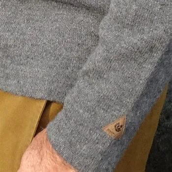 Men's Bucksport Half-Zip Alpaca Pullover sold by Purely Alpaca product image thumbnail 4