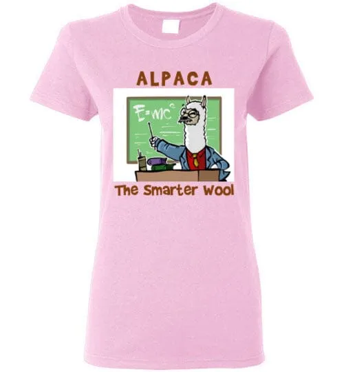t-shirt: Alpaca The Smarter Wool Ladies Short-Sleeve sold by Purely Alpaca product image thumbnail 4
