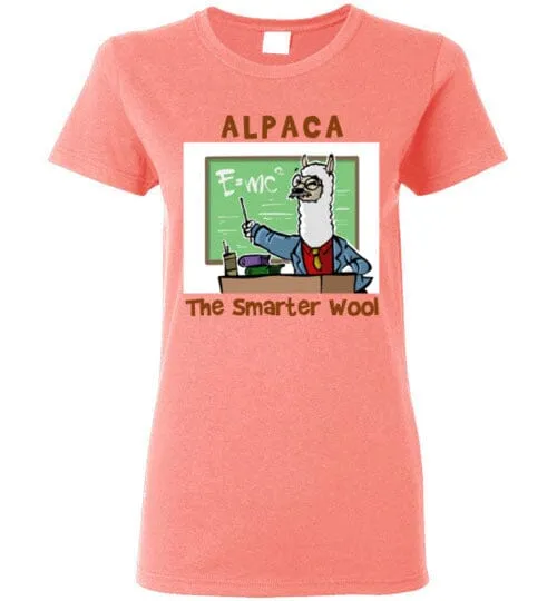 t-shirt: Alpaca The Smarter Wool Ladies Short-Sleeve sold by Purely Alpaca product image thumbnail 2