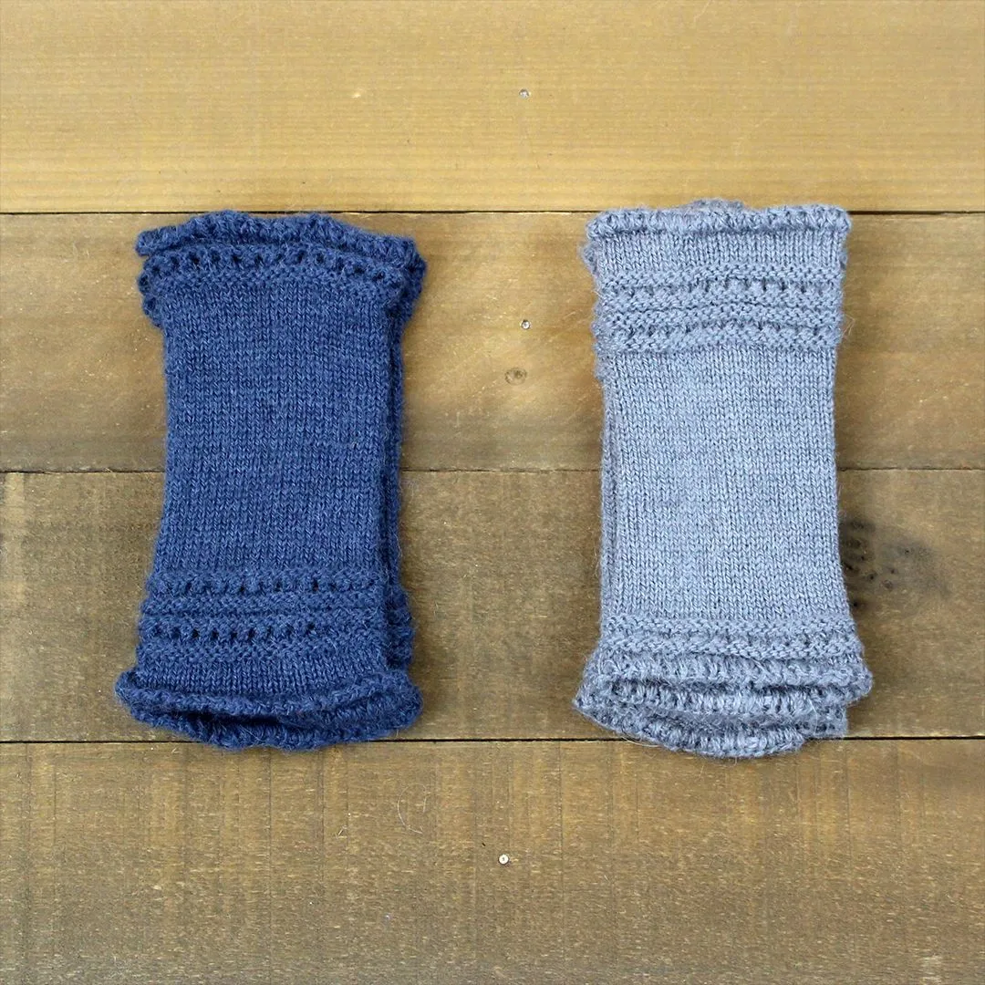 Alpaca Wrist Warmers Eyelet sold by Purely Alpaca product image thumbnail 3