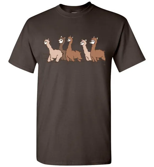 t-shirt: Curious Alpacas Gildan Short-Sleeve sold by Purely Alpaca product image thumbnail 3