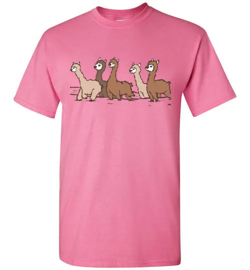t-shirt: Curious Alpacas Gildan Short-Sleeve sold by Purely Alpaca product image thumbnail 2