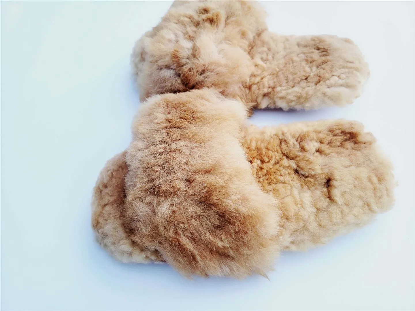 Slide-In Fluffy Furry Fuzzy Alpaca Fur Slippers sold by Purely Alpaca product image thumbnail 3