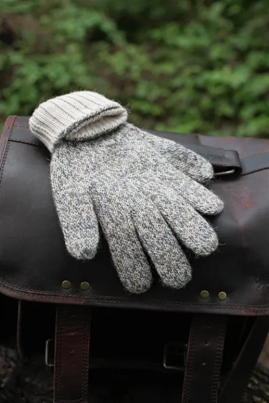 Iditarod 100% Alpaca Double-Thick Reversible Gloves sold by Purely Alpaca