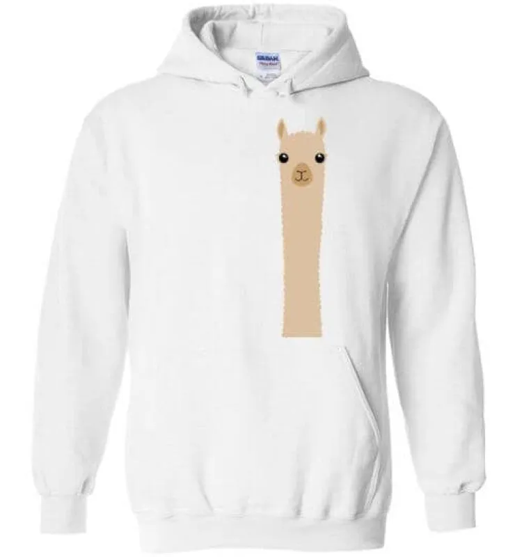 Alpaca Watching Gildan Hoodie sold by Purely Alpaca
