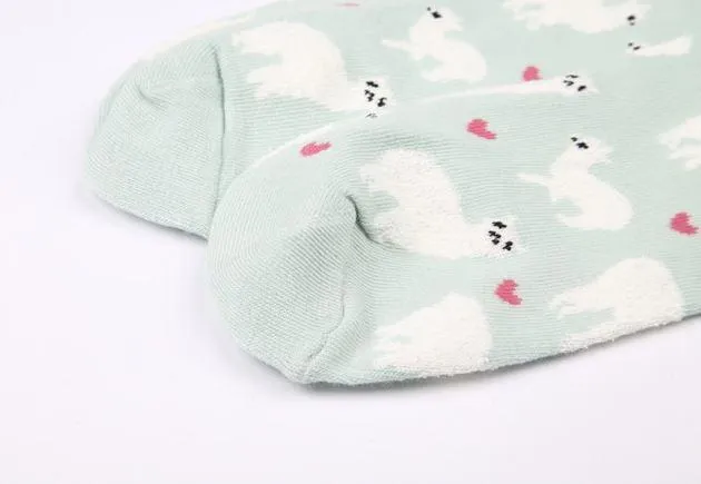 Alpaca Love No-Show Cotton Socks sold by Purely Alpaca product image thumbnail 5