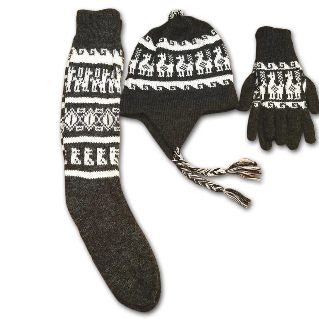 Alpaca Inca Gloves sold by Purely Alpaca product image thumbnail 2