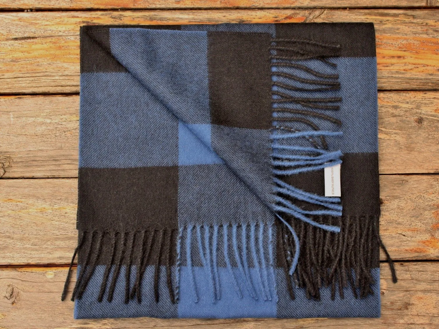 Luxury Square Alpaca Scarf sold by Purely Alpaca product image thumbnail 2