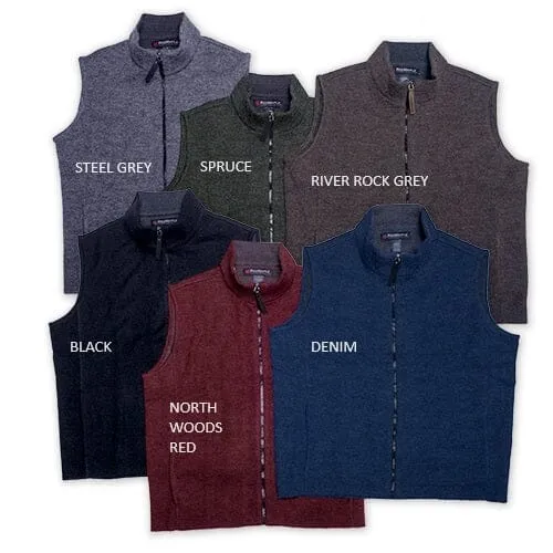 Men's Bucksport Zip Alpaca Vest sold by Purely Alpaca product image thumbnail 3