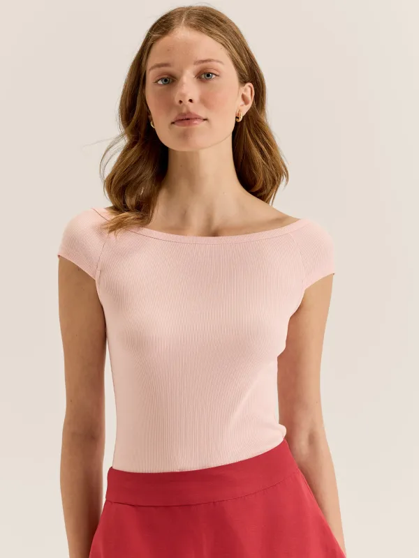 Isla Ribbed Top sold by Review