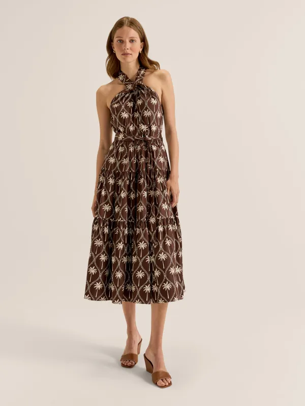 Palms Halter Sun Dress sold by Review