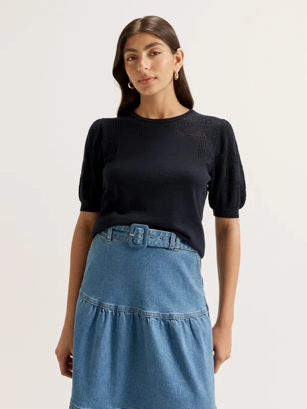 Delphine Knit Top sold by Review