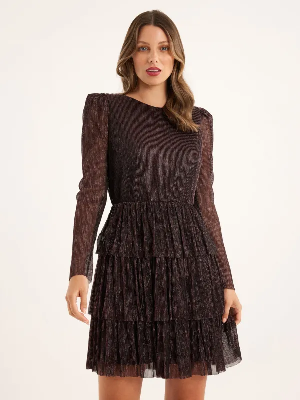 Glitter Party Mini Dress made by Review