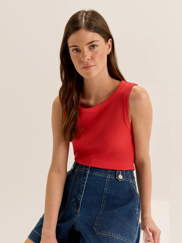 Olivia Ribbed Top sold by Review