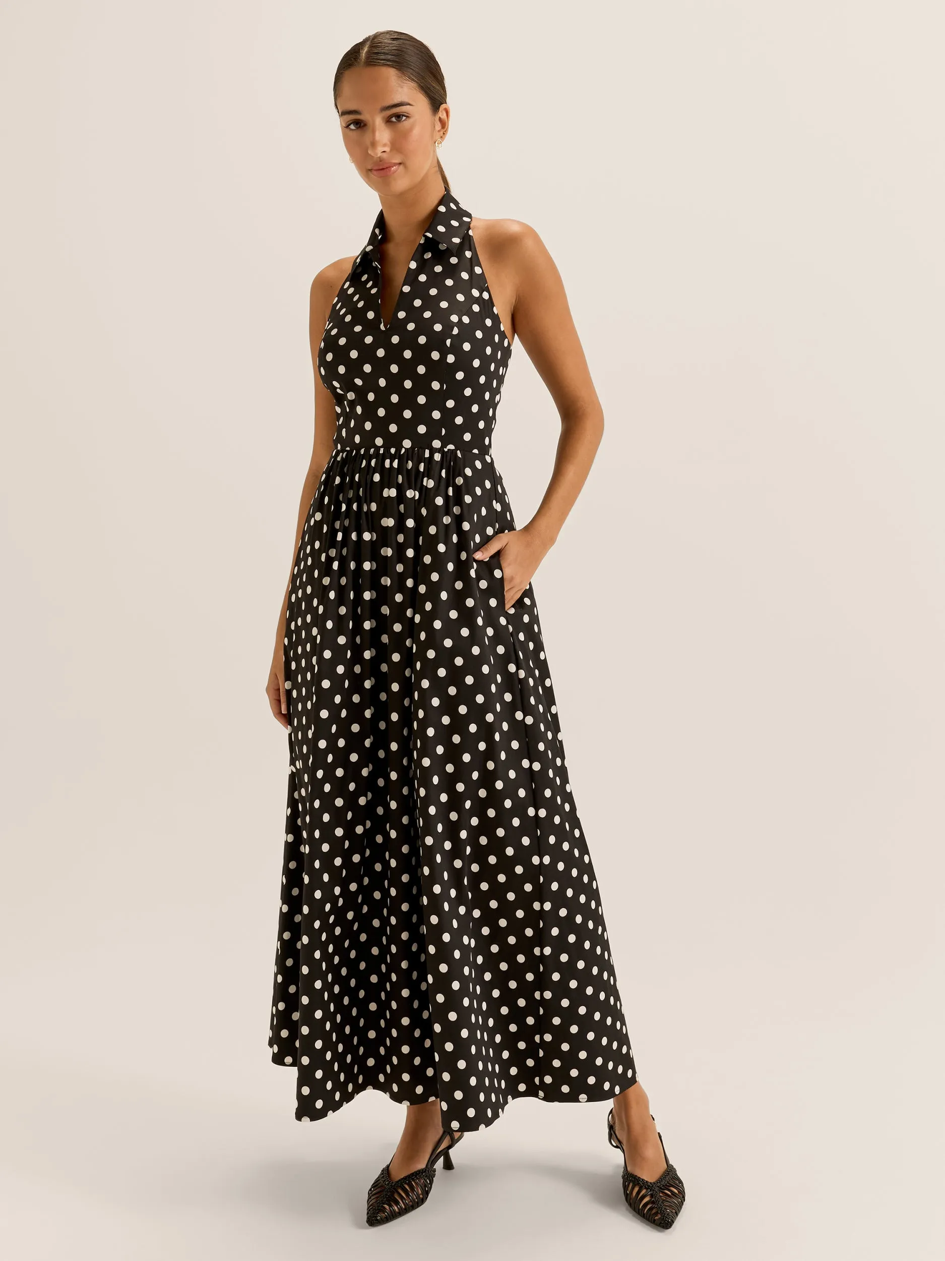 Ava Spot Maxi Dress sold by Review product image thumbnail 3