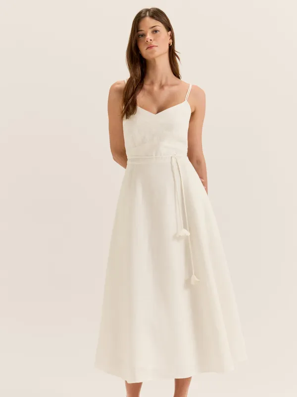 Aelia Linen Sun Dress sold by Review