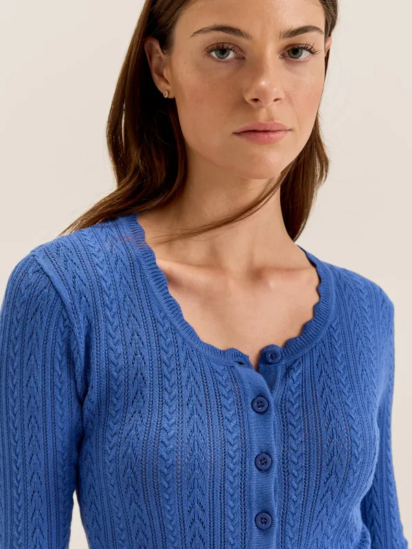 Hazel 3/4 Sleeve Cardigan sold by Review