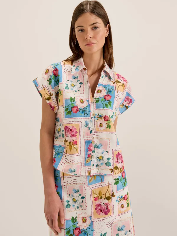 Postcards Shirt sold by Review