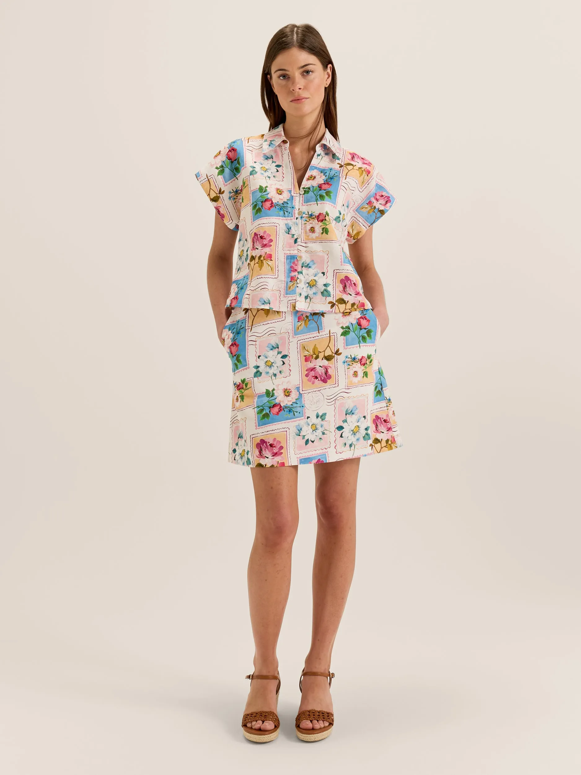 Postcards Shirt sold by Review product image thumbnail 3