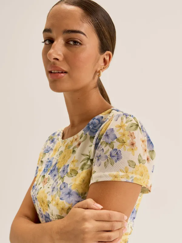 Elba Mesh Top sold by Review