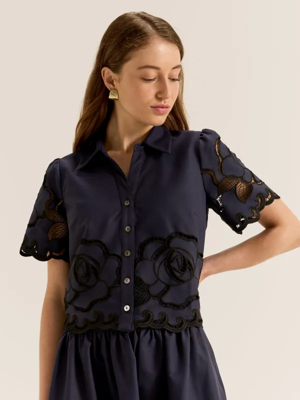 Orchid Lace Top sold by Review