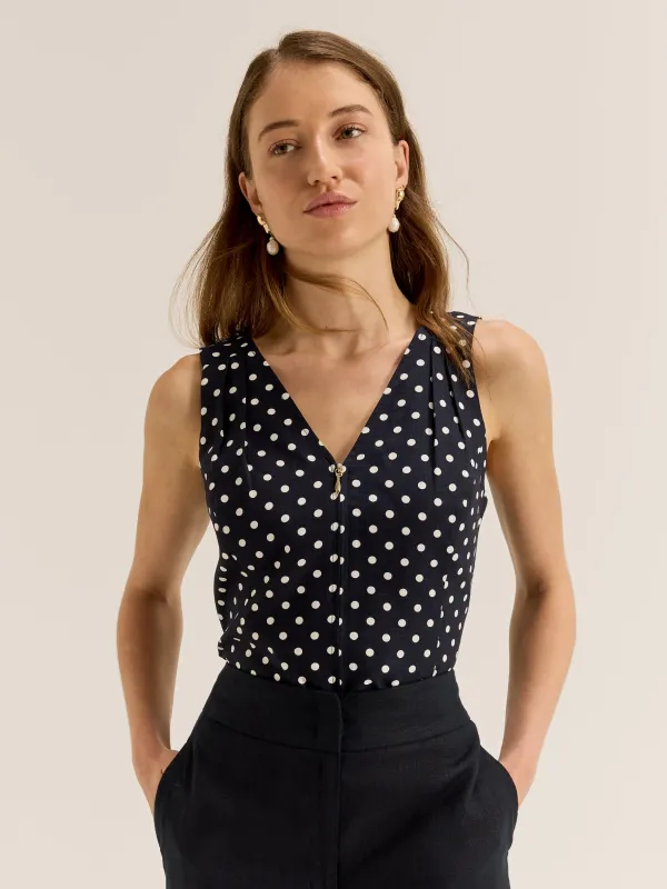 Tia Spot Top sold by Review