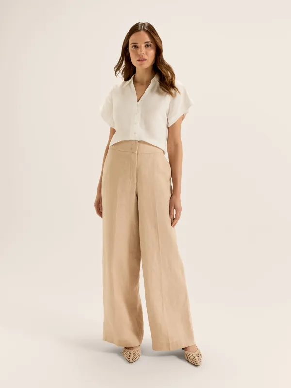 Celine Linen Pants sold by Review
