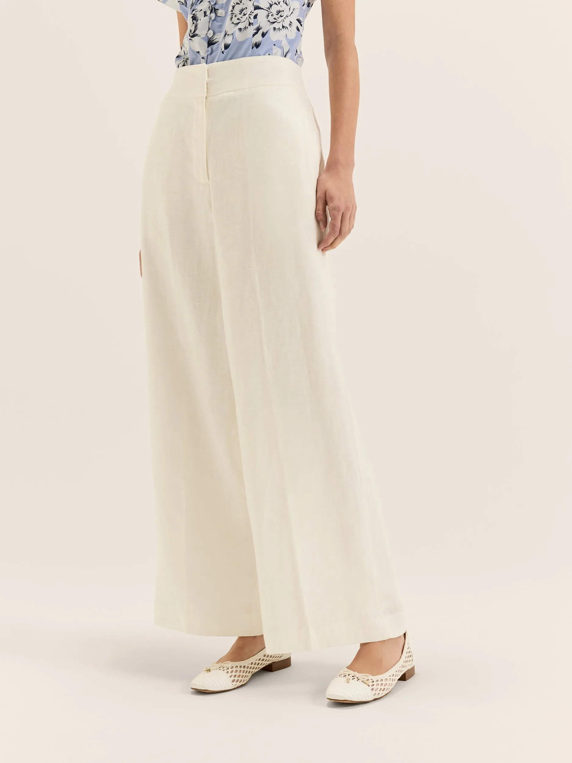 Celine Linen Pants sold by Review