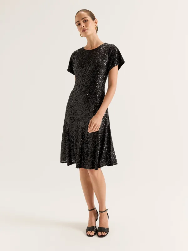 Sequin Mini Dress sold by Review