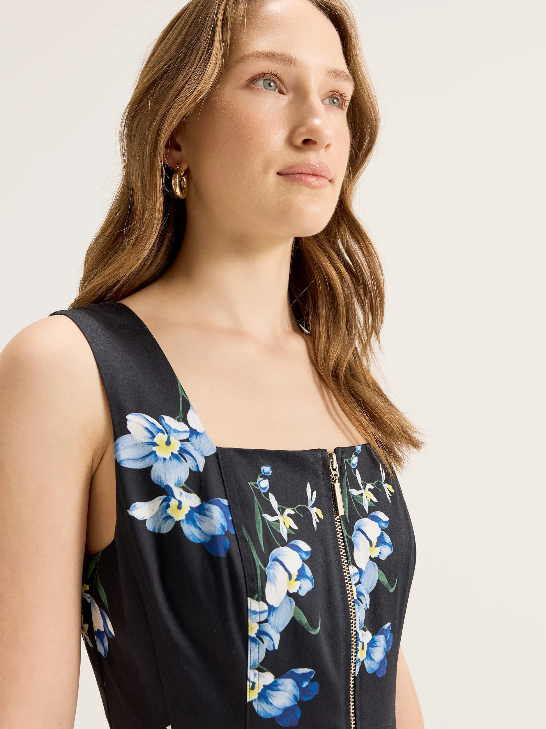 Iris Floral Zip Dress sold by Review product image thumbnail 2