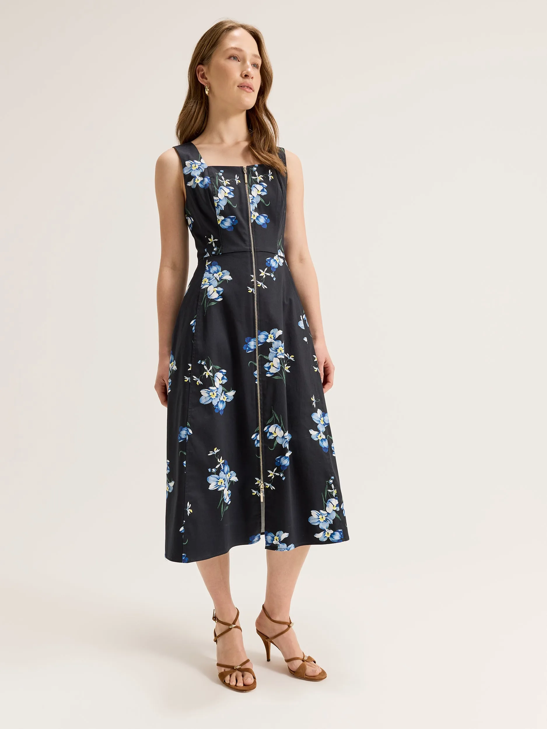 Iris Floral Zip Dress sold by Review product image thumbnail 4
