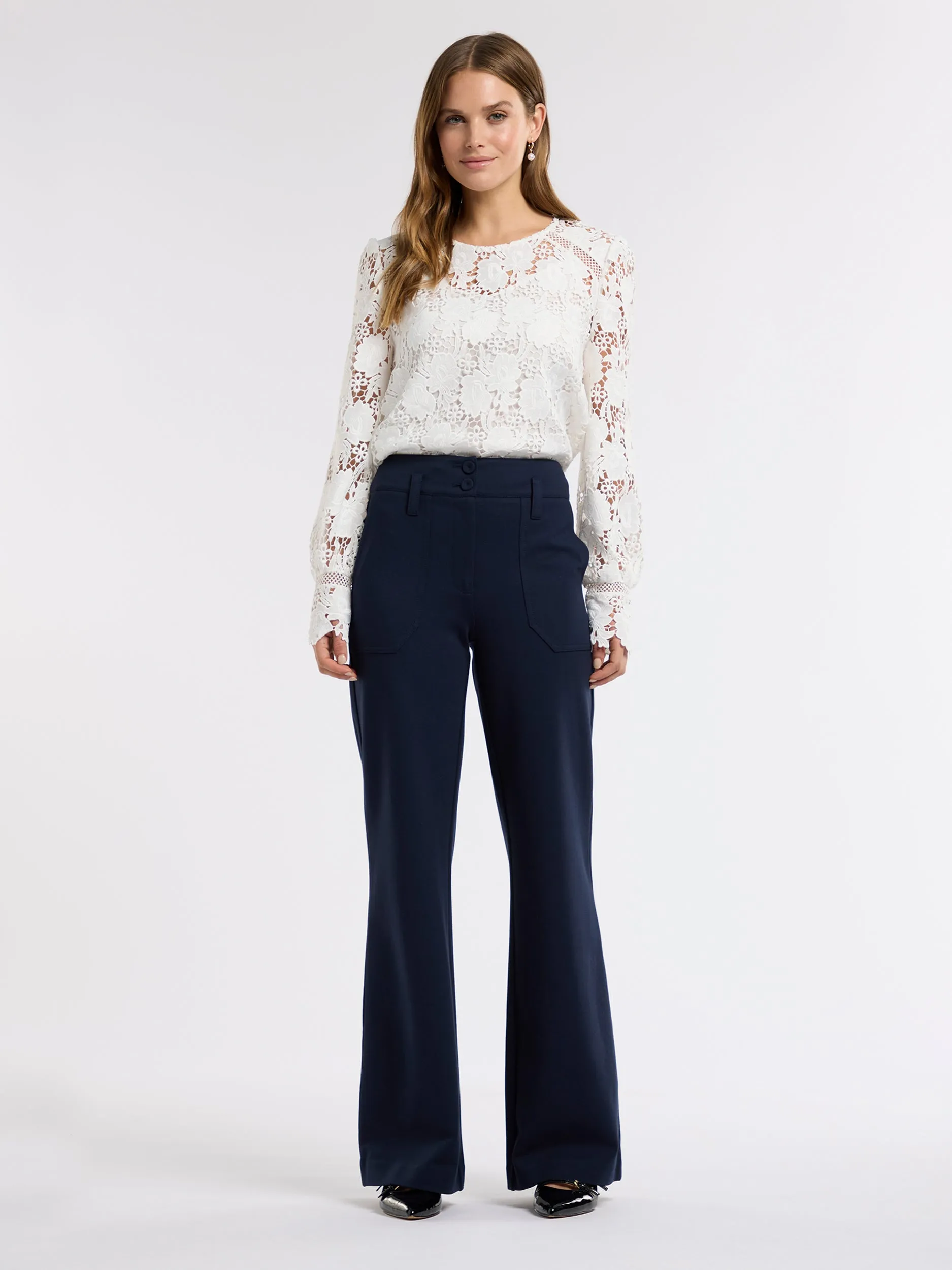 Fern Ponte Pant sold by Review