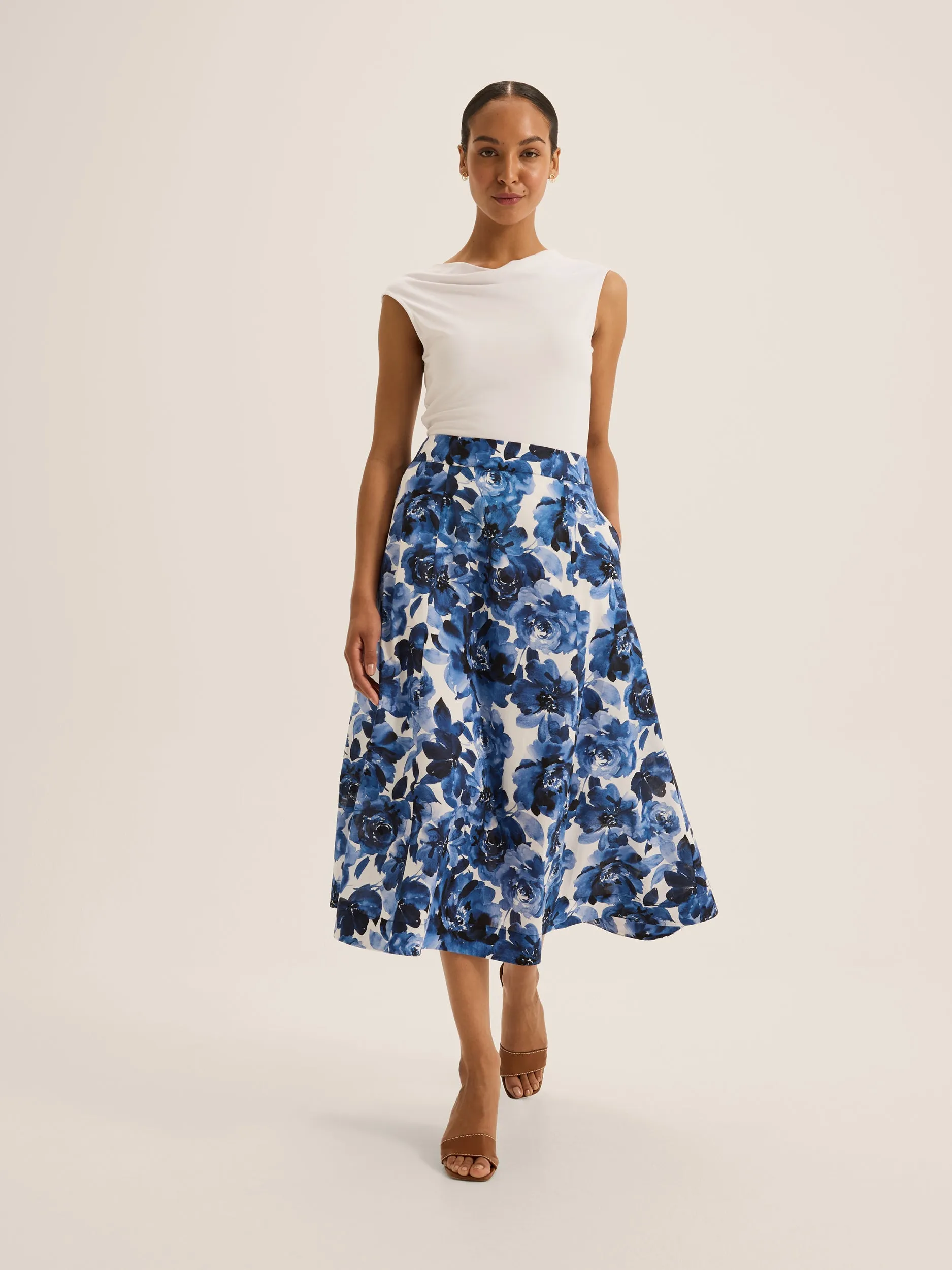 Elizabeth Midi Skirt sold by Review