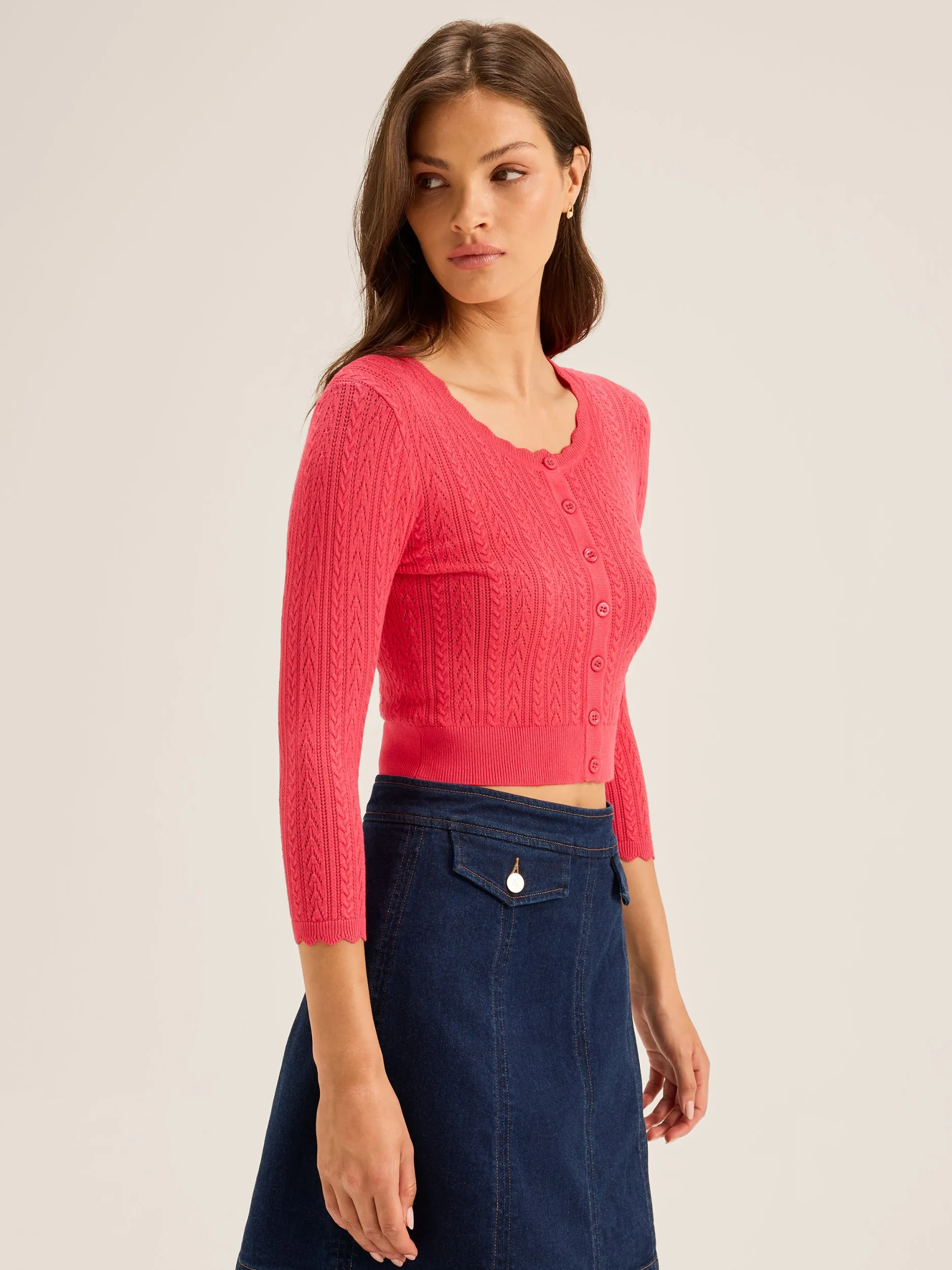 Hazel 3/4 Sleeve Cardigan sold by Review product image thumbnail 5