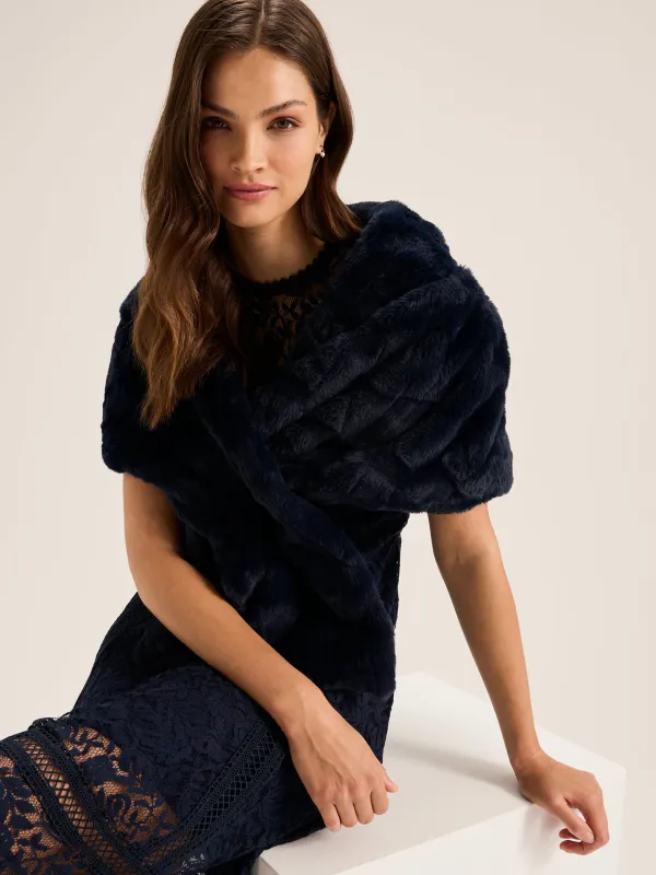 Sovereign Faux Fur Stole made by Review