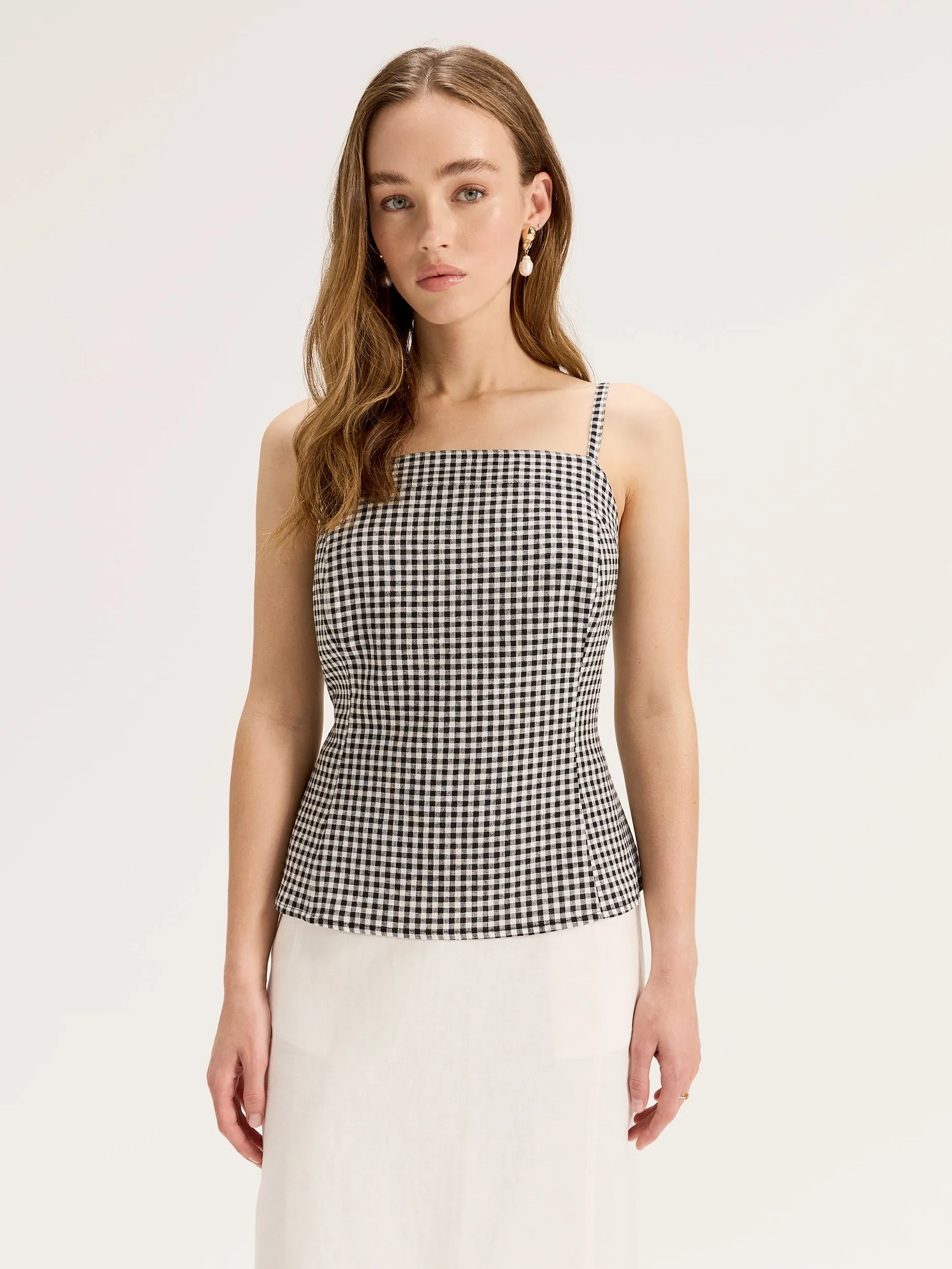 Courtside Check Top sold by Review product image thumbnail 3