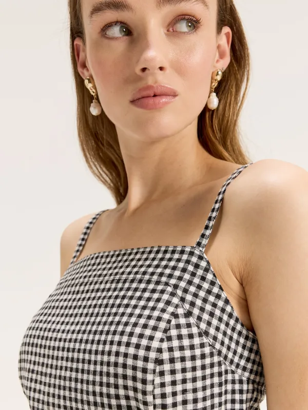 Courtside Check Top made by Review