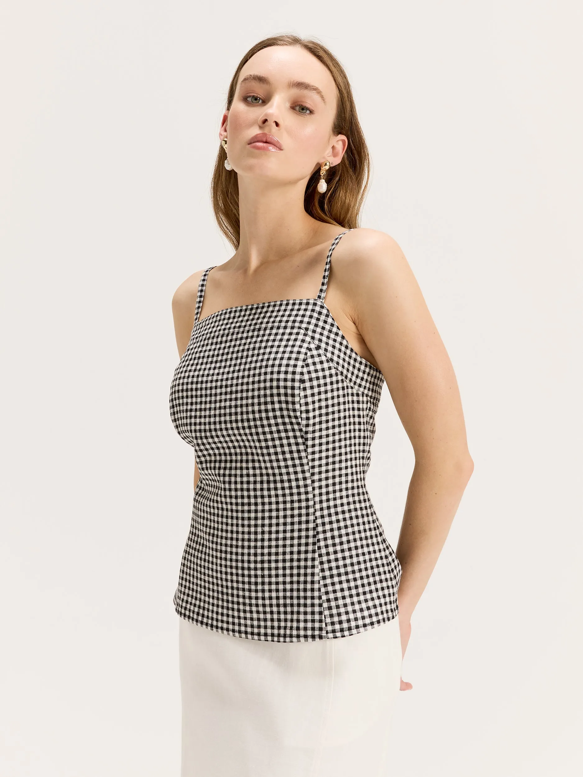 Courtside Check Top sold by Review product image thumbnail 2