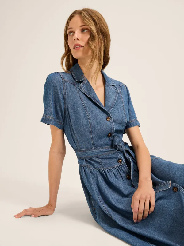 Geneva Shirt Dress made by Review