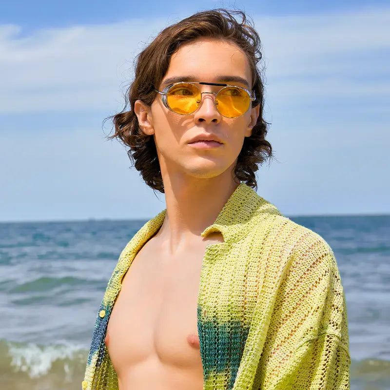 Steampunk Metal Sunglasses sold by Dollger product image thumbnail 3